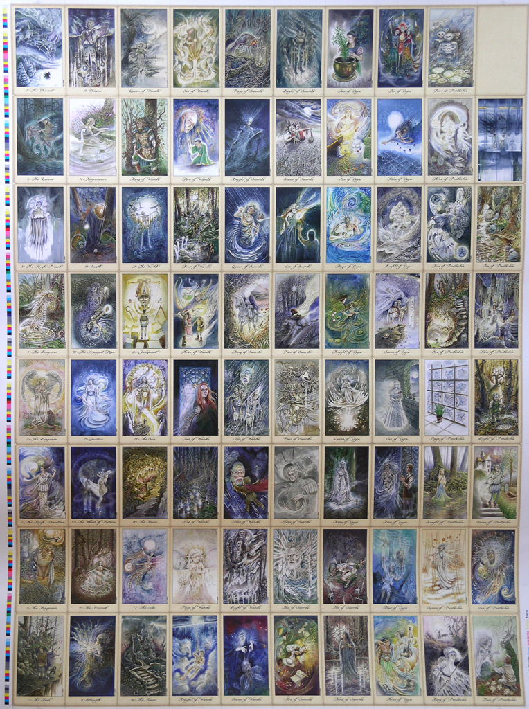 Ghosts & Spirits Tarot proof sheet